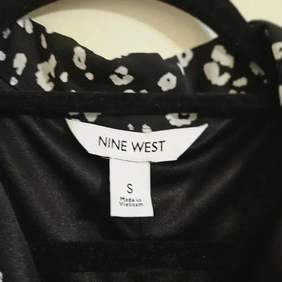 Nine West Pleated Georgette Dress - Picture 3 of 5